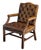 Large Gainsborough Library Armchair of Tufted Leather From England For Sale - Image 4 of 15