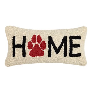 Home Paw Hook Pillow, 9" x 18" For Sale