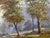 Oil Painting of Tree Lined River in a Forest in Ireland by Irish Artist 1980 Circa For Sale - Image 15 of 16