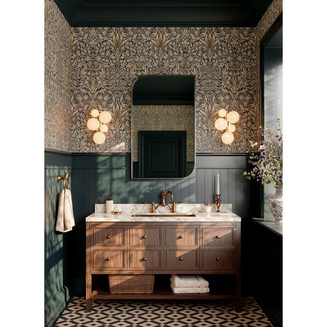 Simple and refined. The Amara Mirror shines on its own merits with a thin, frame that makes it feel airy and seamless in...