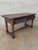 1920s Spanish Walnut Low Table With Carved Drawers, Circa 1930 For Sale - Image 5 of 9