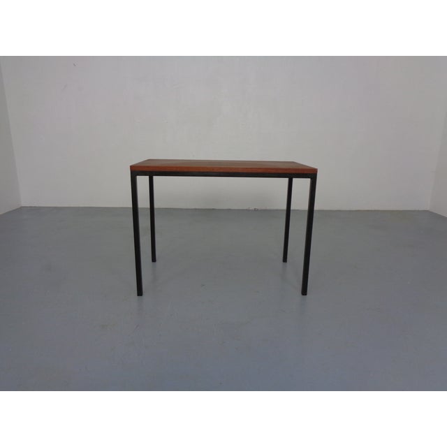 1960s Vintage Teak and Steel Desk, Denmark, 1960s For Sale - Image 5 of 18