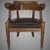 French Empire Mahogany Desk Chair with Lion Head Armrests c 1820 For Sale In Denver - Image 6 of 8