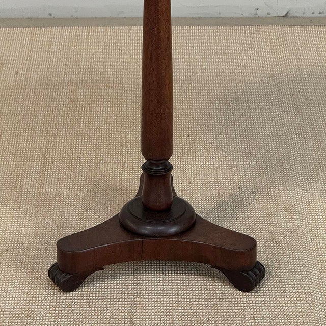 Vintage English Mahogany Lamp Table ~ End Table For Sale - Image 11 of 16