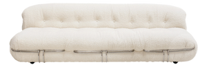 Mid-Century Modern Bouclé Soriana Sofa by Tobia & Afra Scarpa, 1960s