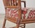 Set of Four McGuire Spindle-Back Rattan Ikat Dining Armchairs For Sale - Image 17 of 18
