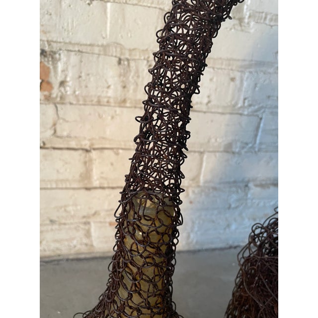 Sculpture Materials Lucy Slivinski Contemporary Sculpture of Found Objects and Woven Metal For Sale - Image 7 of 8