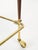 Mid-Century Bar Cart in Brass and Wood from Cesare Lacca, Italy, 1950s For Sale - Image 14 of 16