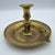 Antique Brass Push-Up Chamberstick, Probably English, Early to Mid 19th Century Description: A substantial antique brass...