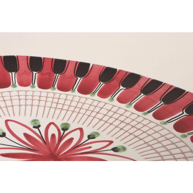 Norwegian modern fajance dish/platter by Elle Keramikk, ca. 1960s (the Elle factory operated near Oslo, Norway between...