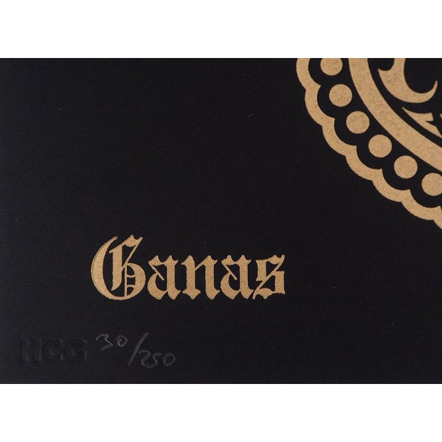 Shepard Fairey, Day of the Dead Calavera, Lithograph For Sale - Image 9 of 12