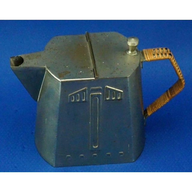 20th Century Art Deco Silver-Plated Teapot by WMF Württembergische Metallwarenfabrik, Germany, 1890s For Sale - Image 9 of 18