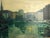 1960s "Twilight Over the Canal" - Original Oil on Canvas 1968, Signed on the Bottom, Framed For Sale - Image 5 of 5
