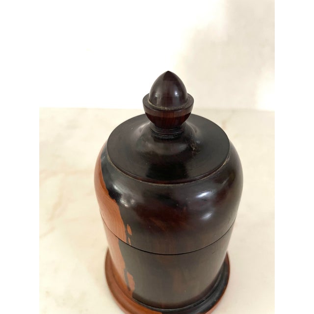 A Lignum Vitae Treen Container From Cuba For Sale In New York - Image 6 of 8
