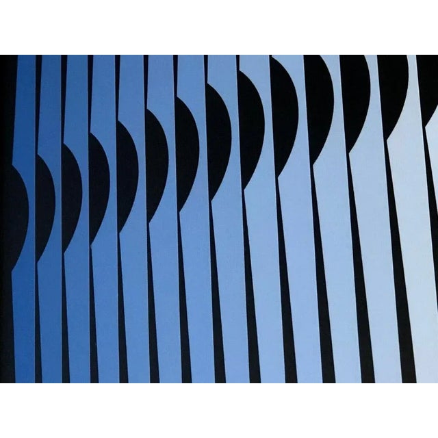 1970s Dordevic Miodrag, Kinetic Composition, 1970s, Gouache on Paper, Framed For Sale - Image 5 of 10