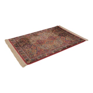 Karastan Multicolor Approx. 4’3” X 6’ Wool Rug For Sale