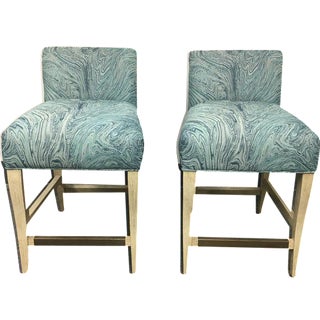 Pearson Stacey Counter Stools - A Pair For Sale