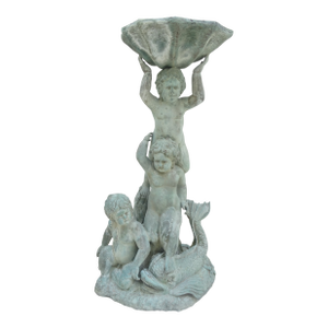 Vintage Bronze Italian Fountain