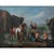 Philips Wouwerman, Knights in Front of a Coaching Inn and Knights and Bathers at a Stream, 1600s, Oil on Canvases, Set of 2 For Sale - Image 4 of 15