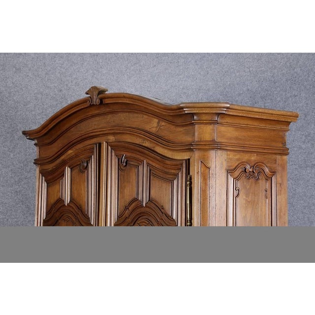 Baroque Wardrobe in Oak, 1750s For Sale - Image 11 of 18