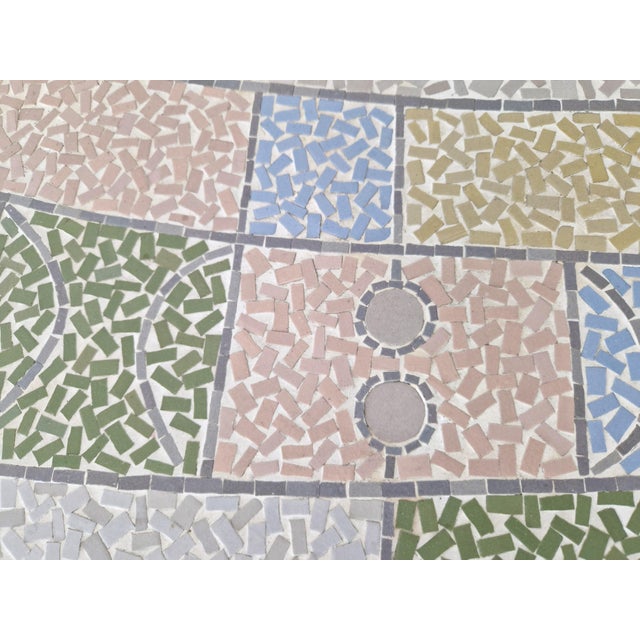 1960s Vintage Mosaic Coffee Table by Berthold Müller, 1960s For Sale - Image 5 of 14
