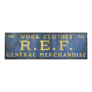 Newly Made Reclaimed General Merchandise Aluminum Marty Supreme Movie Prop Sign For Sale