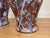 1980s Exceptional & Rare Pair of Extra Tall Castilian Floral Porcelain 32" Vases - Highly Collectable For Sale - Image 4 of 9