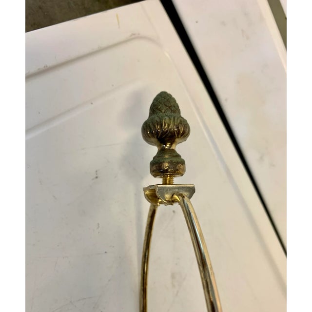 Vintage 1960s Hammered Metal Lamp For Sale In West Palm - Image 6 of 7