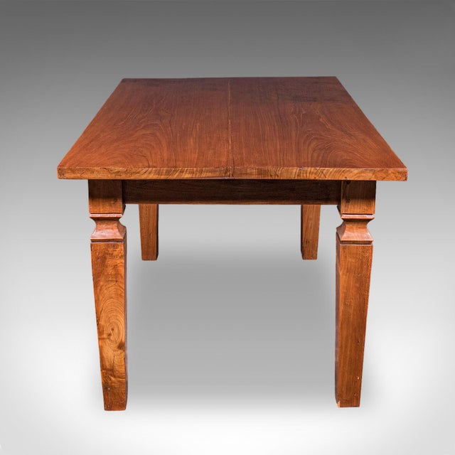 1900 - 1909 Antique Four Seater Dining Table, English Walnut, Kitchen Diner, Edwardian, 1910 For Sale - Image 5 of 12