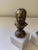 Vintage Brass & Marble Child Busts Bookends - a Pair For Sale - Image 4 of 11