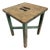 Early 20th Century Painted Oak Stool With Handle For Sale