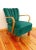 Forest Green H237 Cocktail Chair attribted to Jindřich Halabala for Up Races, Czechoslovakia, 1950s For Sale - Image 8 of 12