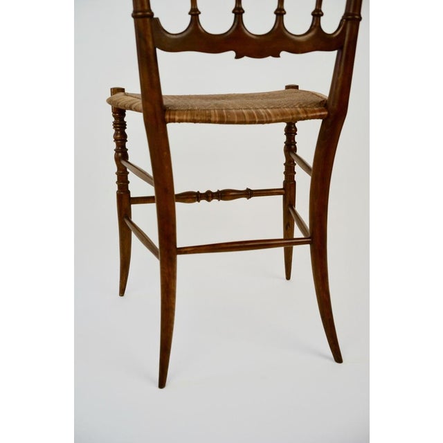 Mid-Century Chiavari Chair Model Parisienne with Cane Seat, 1953 For Sale - Image 6 of 16