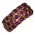 Bochic "Capri" Vintage Purple Amethyst & Green Amethyst Cuff Set In 18K & Silver For Sale
