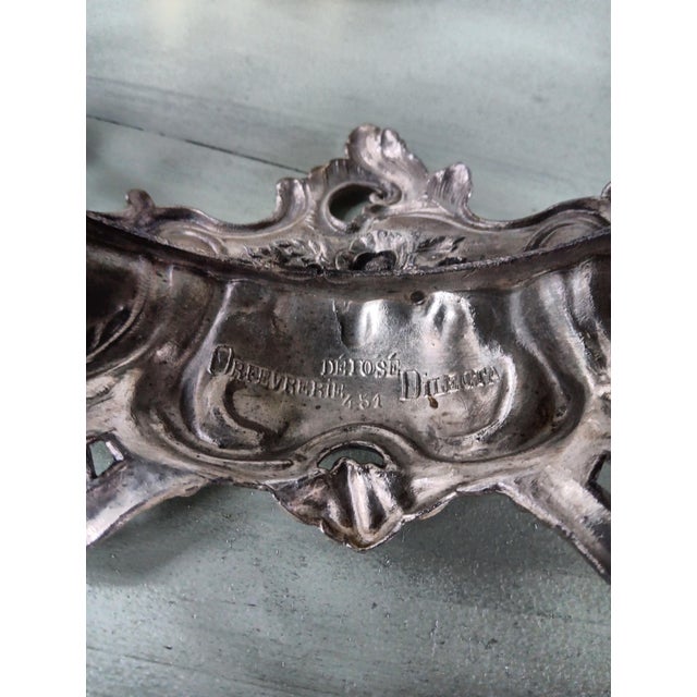 Louis XV Table Planter with Metal Mirror, 1890s For Sale - Image 10 of 13