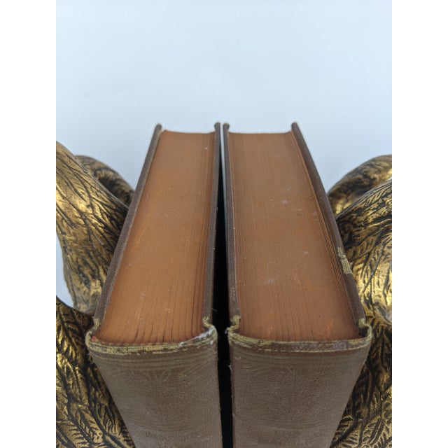 1931 Nathaniel Hawthorne Classics, Matching Brown & Gold Decorative Book Pair For Sale - Image 9 of 11