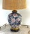 Elegant Frederick Cooper floral table lamp featuring its original harp and finial. This classic Cooper form showcases a...