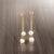 Fine Quality Japanese Akoya Pearl Earrings 14 KT Gold 6.37 mm Certified $890 013384 This is a One of a Kind Unique Custom...