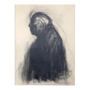 1940s "Letztes Selbstbildnis 21" Collotype by Kathe Kollwitz