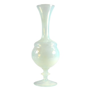Italian Glass Vase from Opalina Fiorentina, 1950s For Sale