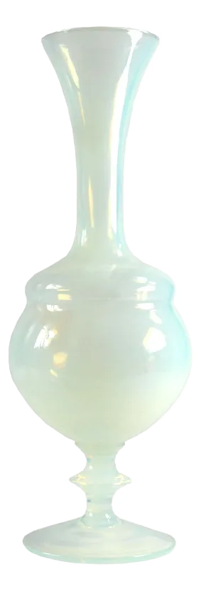 Italian Glass Vase from Opalina Fiorentina, 1950s