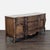 This vintage French Provincial sideboard features beautiful wood grain and ornate brass handles. It offers ample storage...