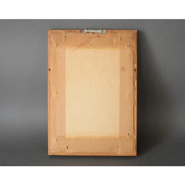 1950s Modernist Abstract Madonna and Child Painting by Vivian Guedel, Framed For Sale In San Francisco - Image 6 of 7