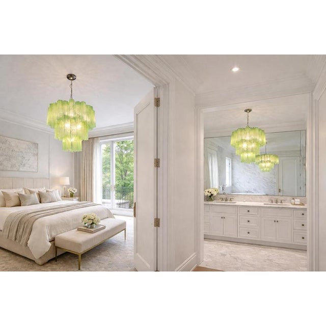 Italian Chandelier in Murano Glass, 1990 For Sale - Image 16 of 18