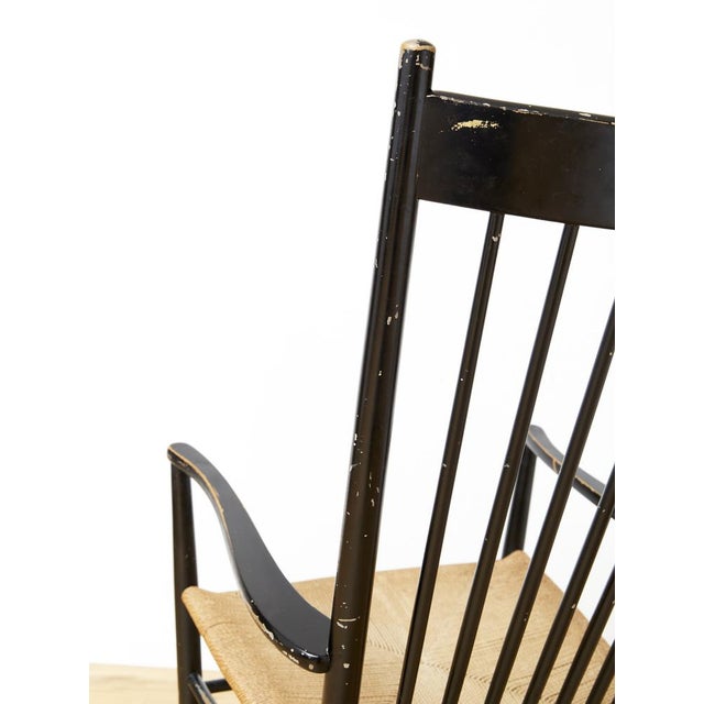 Rocking Chair J16 by Hans Wegner for FDB Møbler, 1944 For Sale - Image 13 of 17
