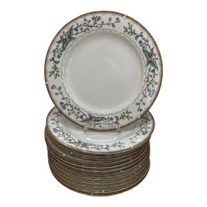 1990s Plates Farberware Wellesley Porcelain - 13 pcs