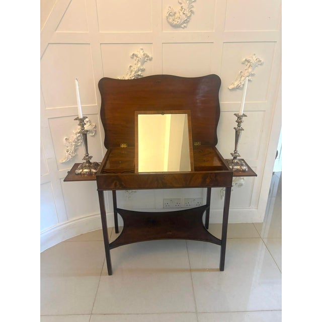 Antique Georgian Mahogany Dressing Table, 1780 For Sale - Image 12 of 12
