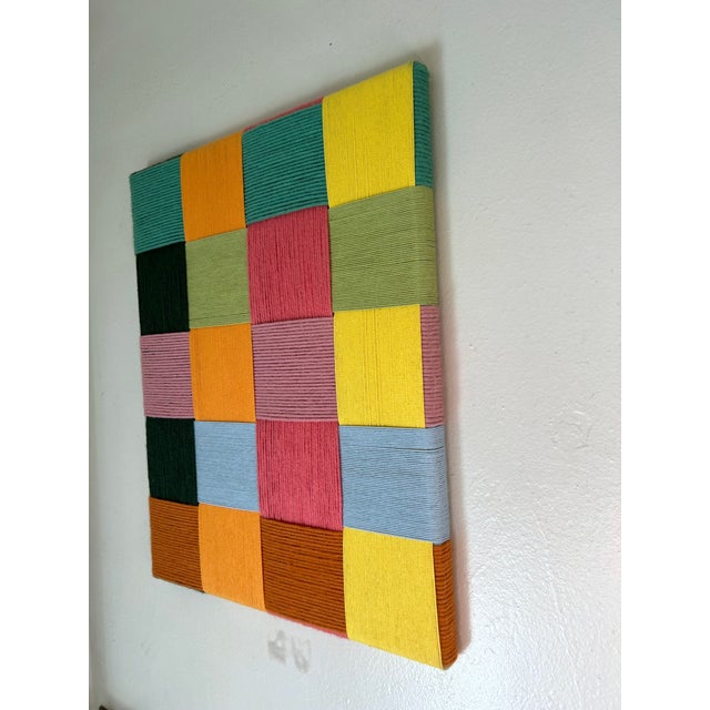 Meike Legler — “July,” 2023 — Geometric Abstract Textile Artwork For Sale In Los Angeles - Image 6 of 18