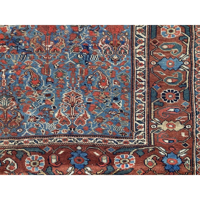 Afshar Wool Rug, 1890s For Sale - Image 6 of 17