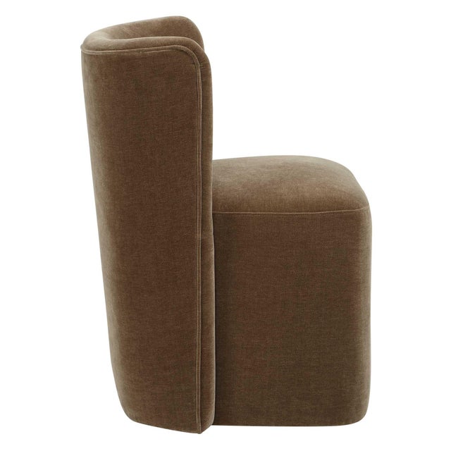 2020s Outlook Modern Velvet Dining Chair For Sale - Image 5 of 9